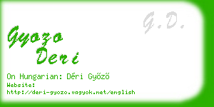 gyozo deri business card